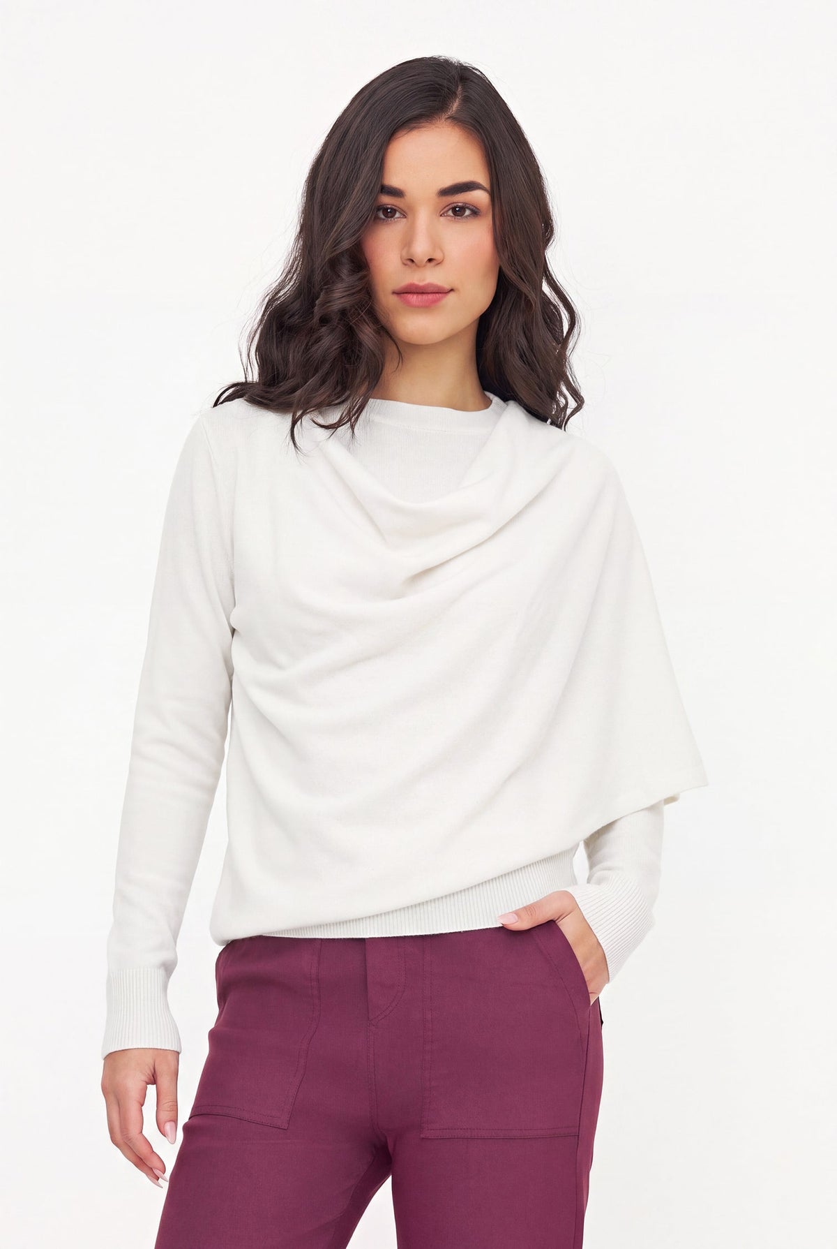 Women's Fine Knit Crew Neck Sweater