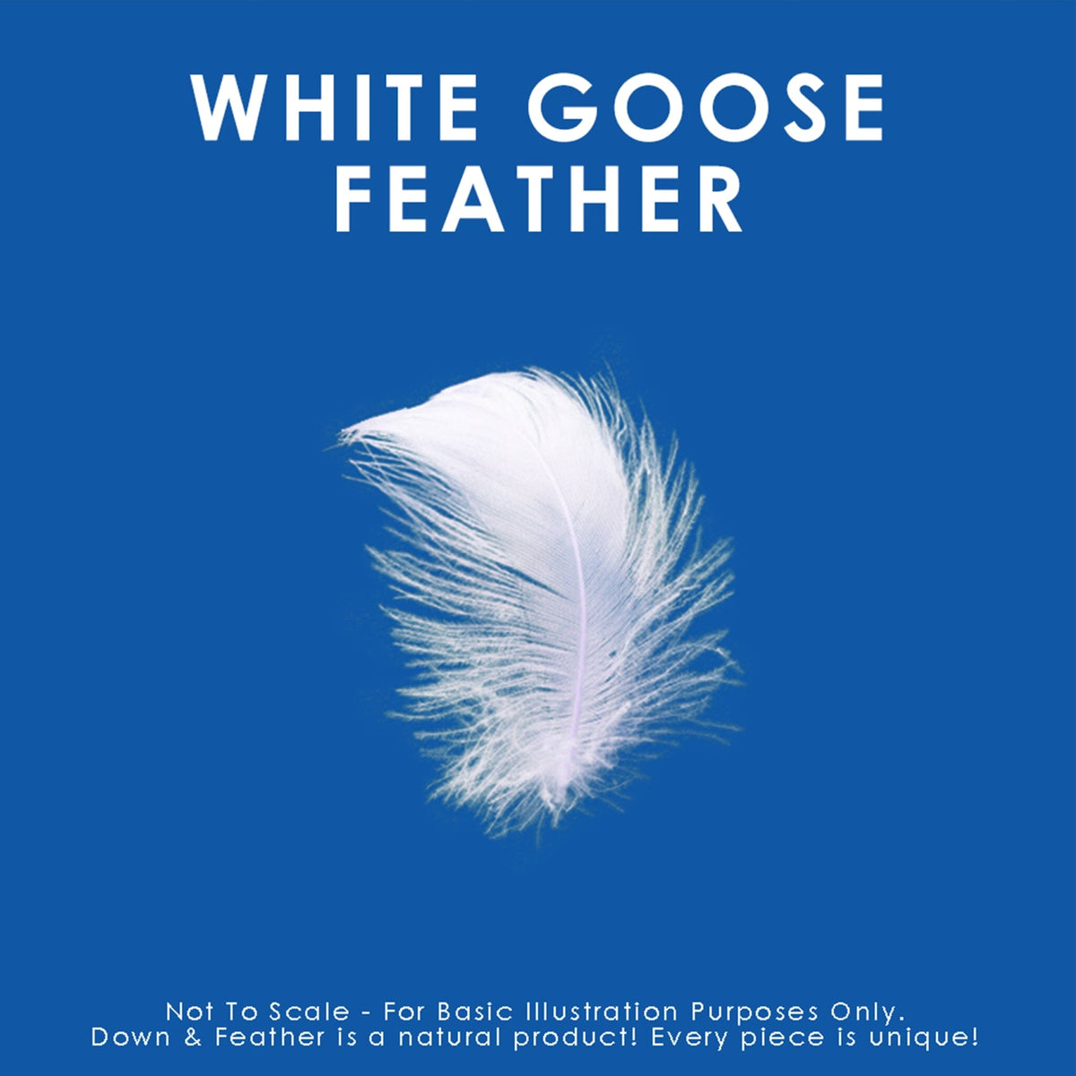 Quilted White Goose Feather Body Pillow