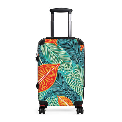 Tropical Leaves Carry-On Suitcase