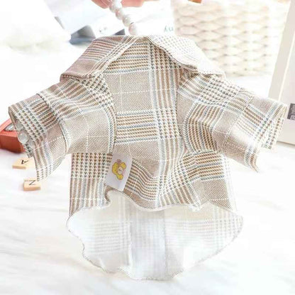 Sam Dog Shirt | Plaid Pet and Dog Shirt