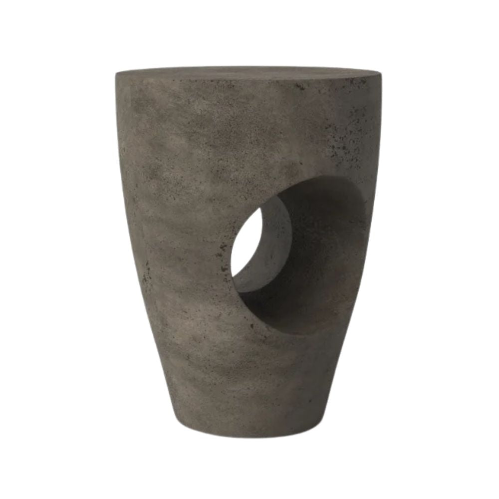 Olivia Terrazzo-Beistelltisch aus Beton im Mid-Century-Stil