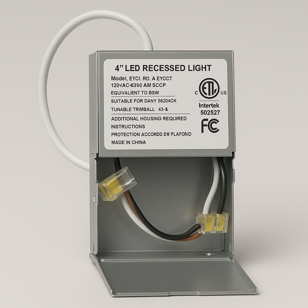 Luvelle 6″ Slim LED Pot Light — 1050lm Canless Wafer, 5CCT, Energy Star, ETL, IC Rated