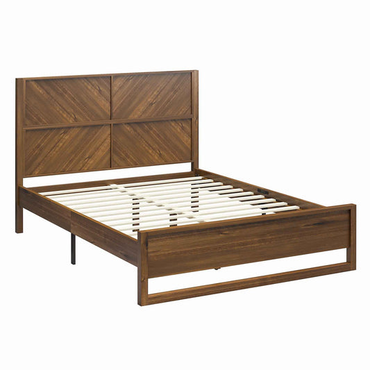 Archer Wood Bed Frame with Headboard (United States Delivery Only)