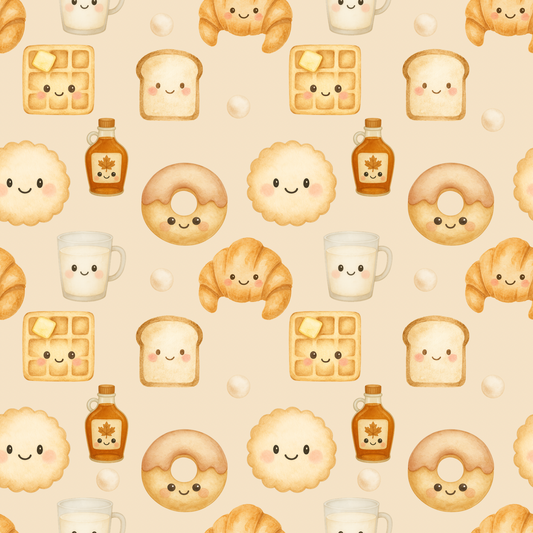 Couverture minky petit déjeuner Canadien 🧇 moyenne