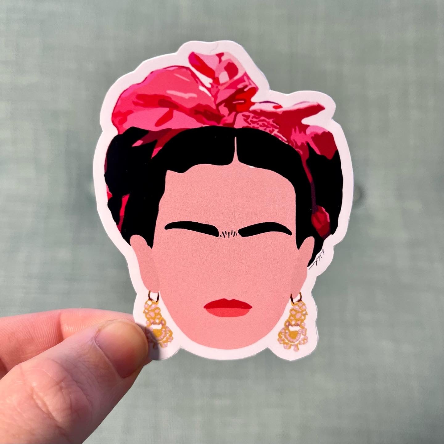 Frida Kahlo Silhouette Sticker