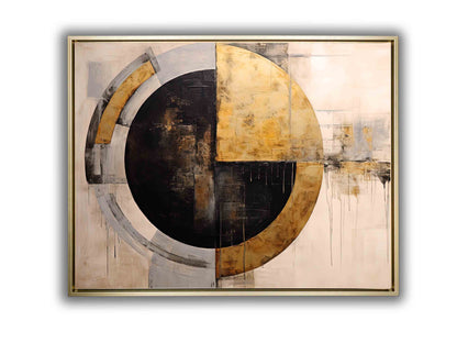 Wall Art Abstract Sun -Canvas print- Modern Art
