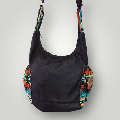 Buffalo  Skull Embroidered Crossbody Bag