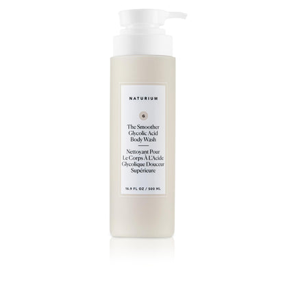 Naturium The Smoother Glycolic Acid Exfoliating Body Wash | With an AHA Blend of Glycolic & Lactic Acids, For Rough, Uneven Skin | 16.9 FL OZ / 500 ml 🍁 All In One Marketplace Canada