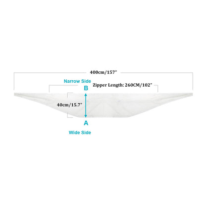 HOOMEE 400 CM (157") Universal Window Seal for Portable Air Conditioner and Tumble Dryer 🍁 All In One Marketplace Canada