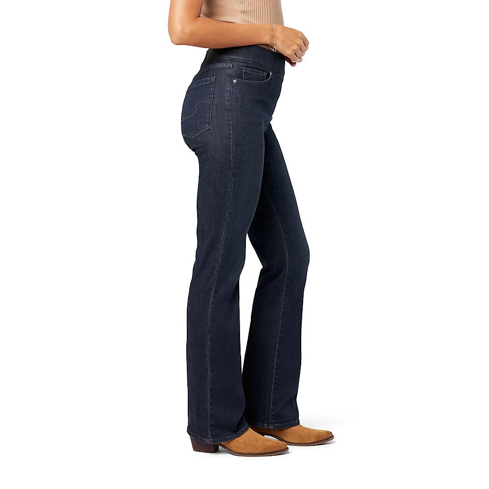 Levi Strauss Signature Gold Women's Totally Shaping Pull-on Bootcut Jeans High-Rise Stretch Denim, Shadow Nebula, 12