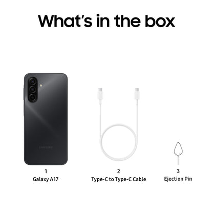 Samsung Galaxy A17 5G (CAD Version & Warranty) - 6.7" AMOLED Screen, 128GB, Black, 25W Fast Charging, Android Unlocked Smartphone 🍁 All In One Marketplace Canada