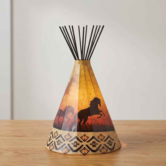 Horses Teepee Lamp