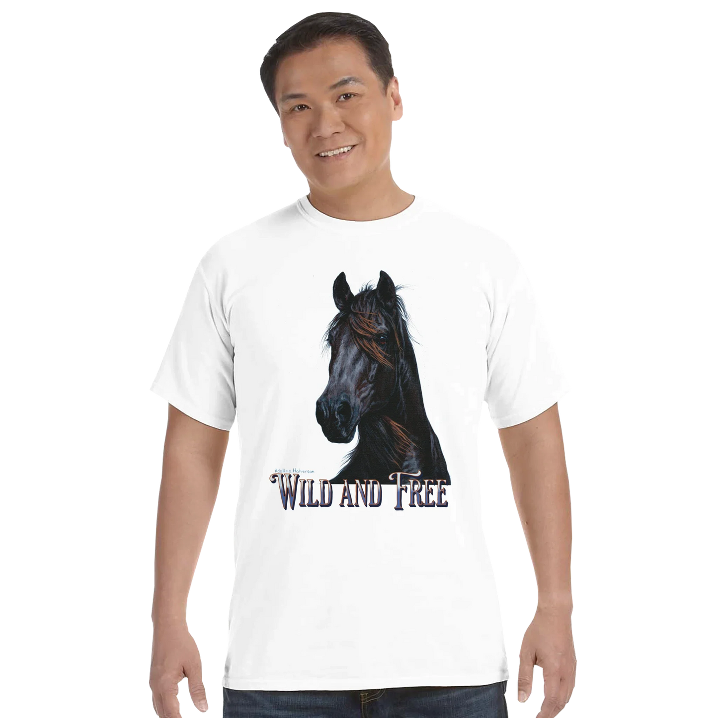 Wild and Free Comfort Colors Unisex Tee – 100% Cotton