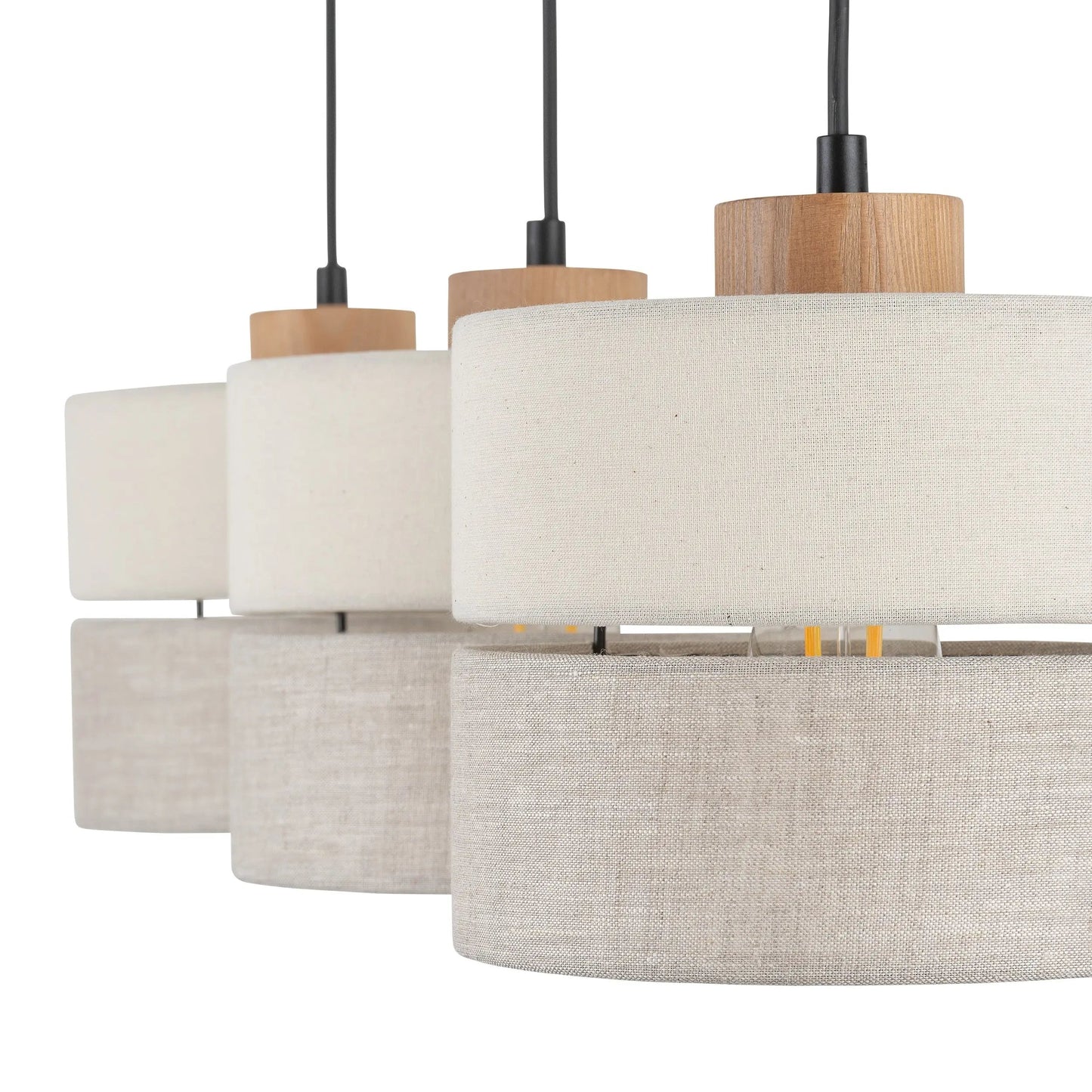 Eco Scandinavian 3-Light Pendant for Kitchen Island & Dining Table - AURABAGS SHOP