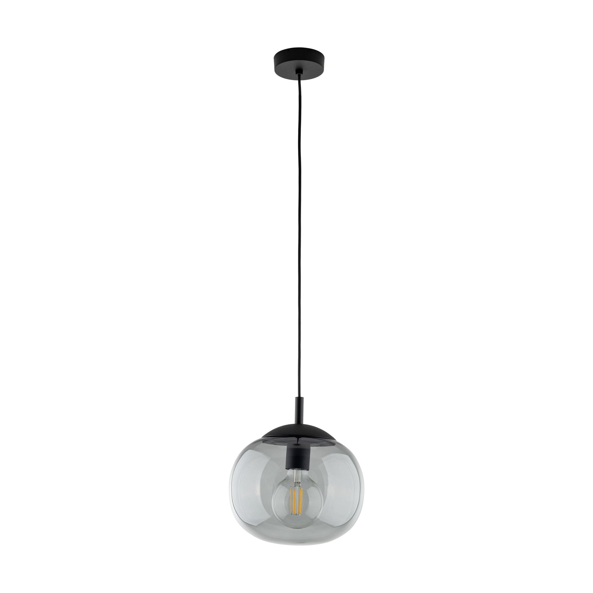VIBE Graphite Glass Scandinavian Pendant Light - AURABAGS SHOP