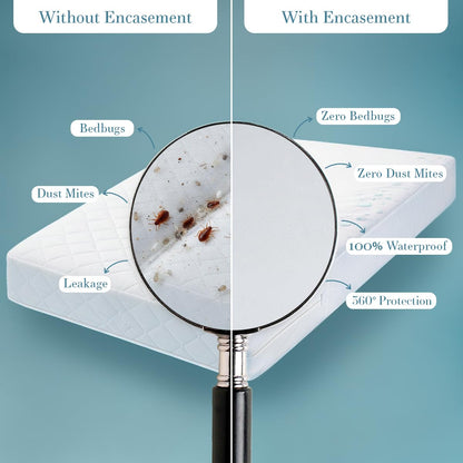 Utopia Bedding Zippered Mattress Encasement King - 100% Waterproof and Bed Bug Proof Mattress Protector - Absorbent, Six-Sided Mattress Cover 🍁 All In One Marketplace Canada
