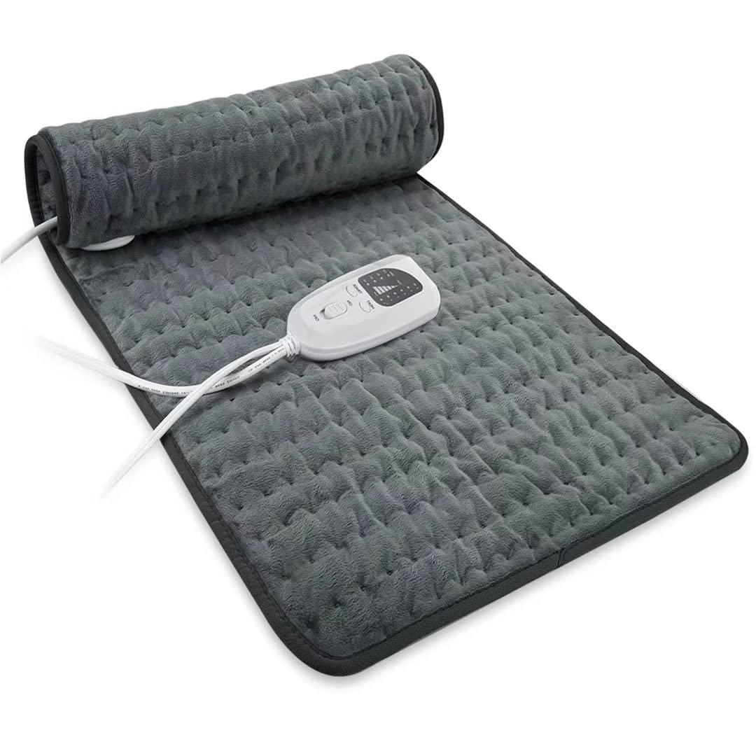 Heating Pad Electric Heat Pad, Hot Heated Pad,Moist Heat Heating Pad Moist and Dry Heat,Multiple Temp and Timer Settings (Gray green, 24"X12") 🍁 All In One Marketplace Canada