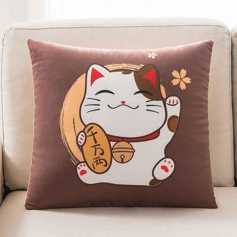Cute Decorative Throw Pillow – Soft Plush Sofa Cushion for Living Room, Bedroom & Bedside