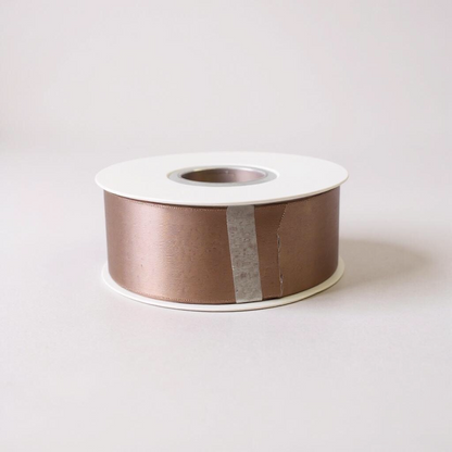 Satin Ribbon Double Face-Light brown #812-3.8 cm Wide