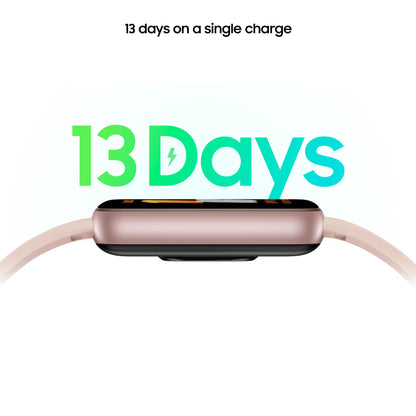 Samsung Galaxy Fit3, 1.6" AMOLED Display, 13 Days Battery Charge, Sleep Monitoring, Fall Detection - Pink Gold (CAD Version & Warranty) 🍁 All In One Marketplace Canada