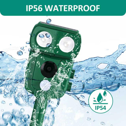 Ultrasonic Animal Repellent Outdoor, Solar Power Cat Raccoon Deer Repeller, Rabbit Snake Control with Motion Sensor and Flash Light, Waterproof Squirrel Skunk Deterrent for Yard Farm Garden 🍁 All In One Marketplace Canada