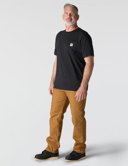 Carhartt Men's K87 Workwear Short Sleeve T-Shirt (Regular and Big & Tall Sizes), Black, Meduim 🍁 All In One Marketplace Canada