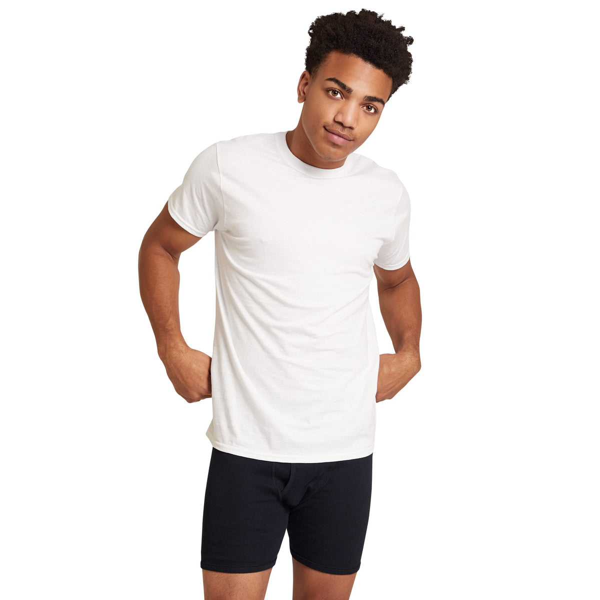 Gildan Men's Crew T-Shirts, Multipack, Style G1100, White (6-Pack), X-Large 🍁 All In One Marketplace Canada