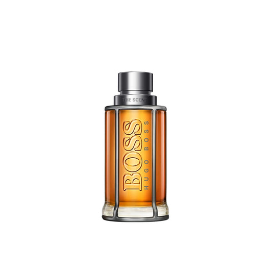 BOSS Bottled The Scent After Shave for Men - Oriental spicy masculine fragrance with ginger, maninka fruit, leather accords notes, 100ml