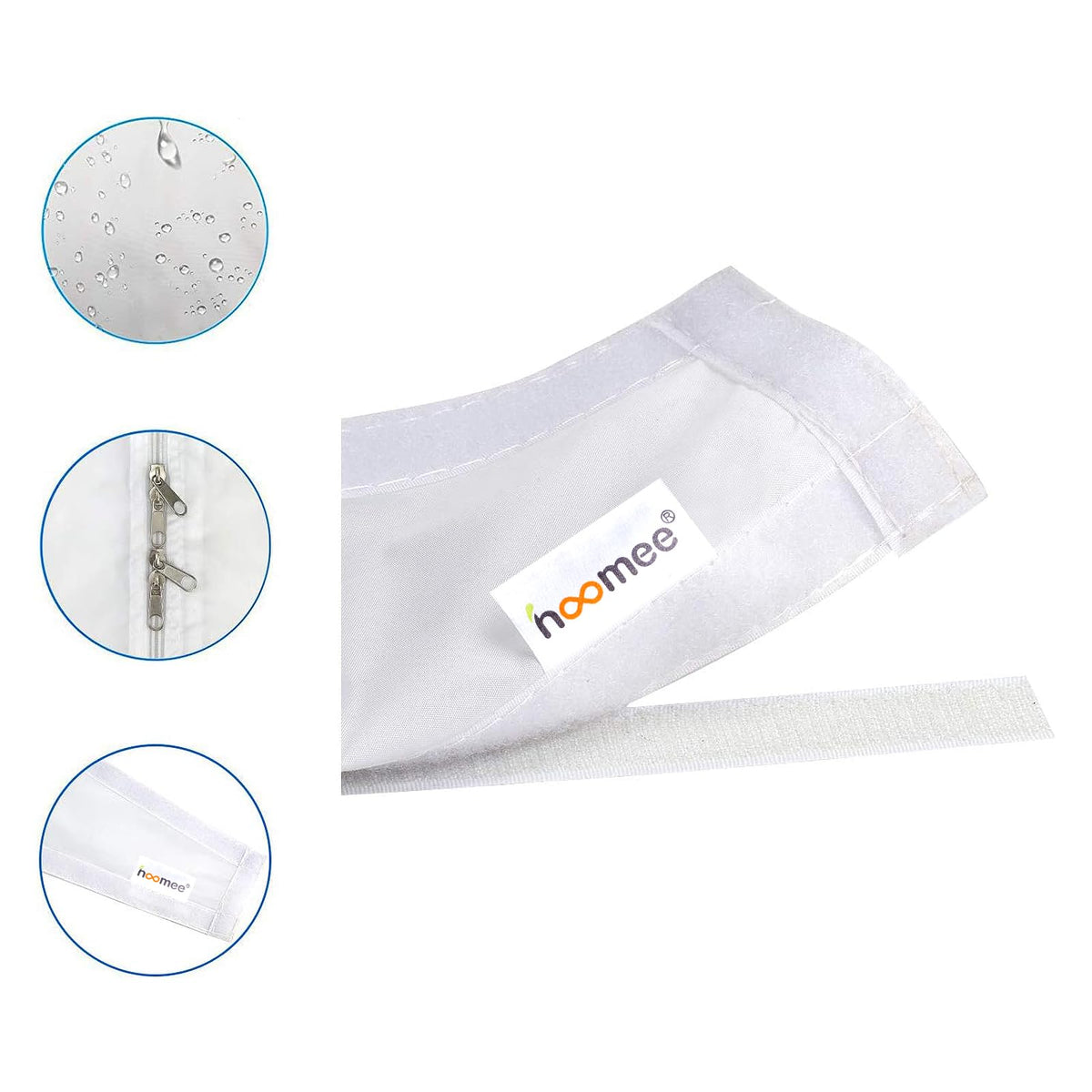 HOOMEE 300CM (118 inch ) Universal Window Seal for Portable Air Conditioner And Tumble Dryer Works with Every Mobile Air-Conditioning, Easy to Install Air Exchange Guards With Zip and Adhesive Fastener 🍁 All In One Marketplace Canada
