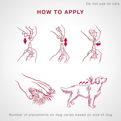 K9 Advantix II Flea and Tick Treatment for Large Dogs weighing 11 kg to 25 kg (24 lbs. to 55 lbs.)-4 doses 🍁 All In One Marketplace Canada