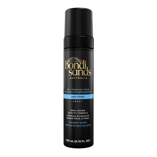 Bondi Sands Self Tanning Foam Dark| Lightweight Self-Tanner Foam Enriched with Aloe Vera | Coconut scent | Suitable for all skin tones |Streak-Free | Never Orange | Vegan & Cruelty Free (200 mL) 🍁 All In One Marketplace Canada