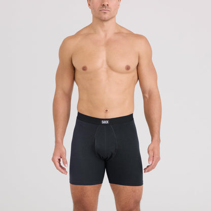 SAXX Underwear Co. Men's Core Cotton Boxer Brief Fly 3-Pack, Black/Shade/Dark Denim, X-Large 🍁 All In One Marketplace Canada