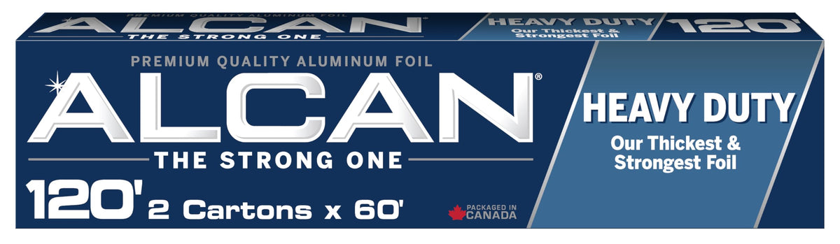 ALCAN Aluminum Foil Heavy Duty, 12 Inches x 60 Feet 2-count (Pack of 2) 🍁 All In One Marketplace Canada