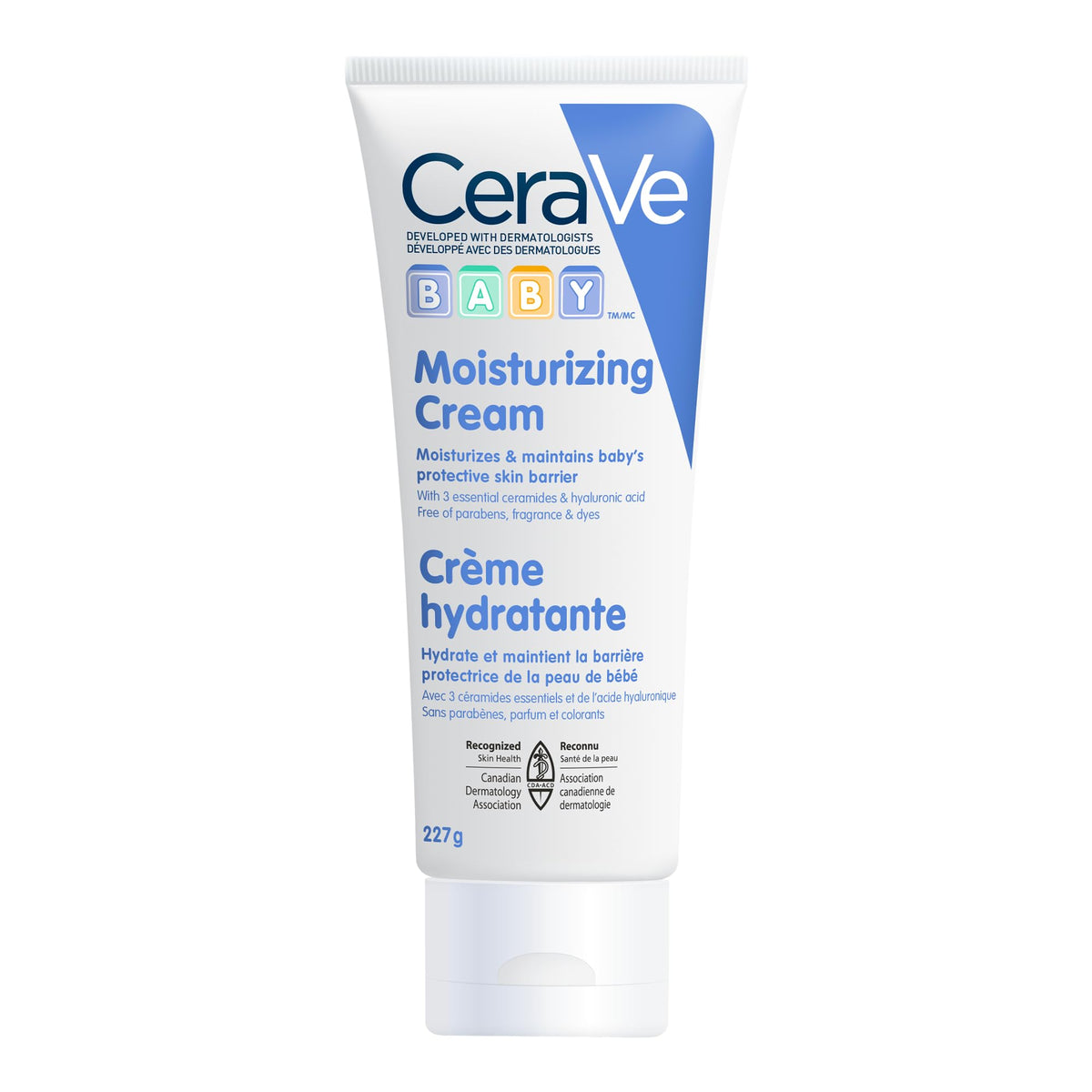 CeraVe BABY Moisturizing Cream, Gentle Baby Skincare For Face and Body with Ceramides and Hyaluronic Acid, Fragrance-Free, Paraben-Free & Dye-Free, Developed with Pediatric Dermatologists, 227GR 🍁 All In One Marketplace Canada
