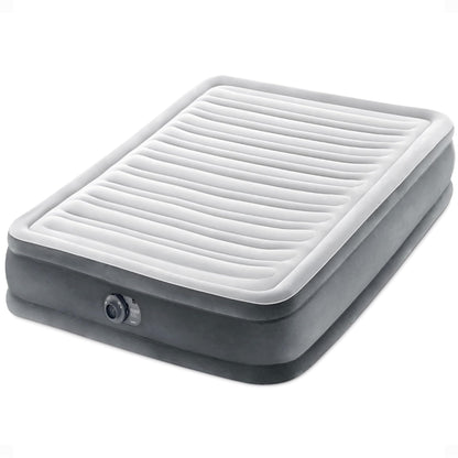 INTEX 67767ED Dura-Beam Deluxe Comfort-Plush Mid-Rise Air Mattress: Fiber-Tech – Full Size – Built-in Electric Pump – 13in Bed Height – 600lb Weight Capacity 🍁 All In One Marketplace Canada