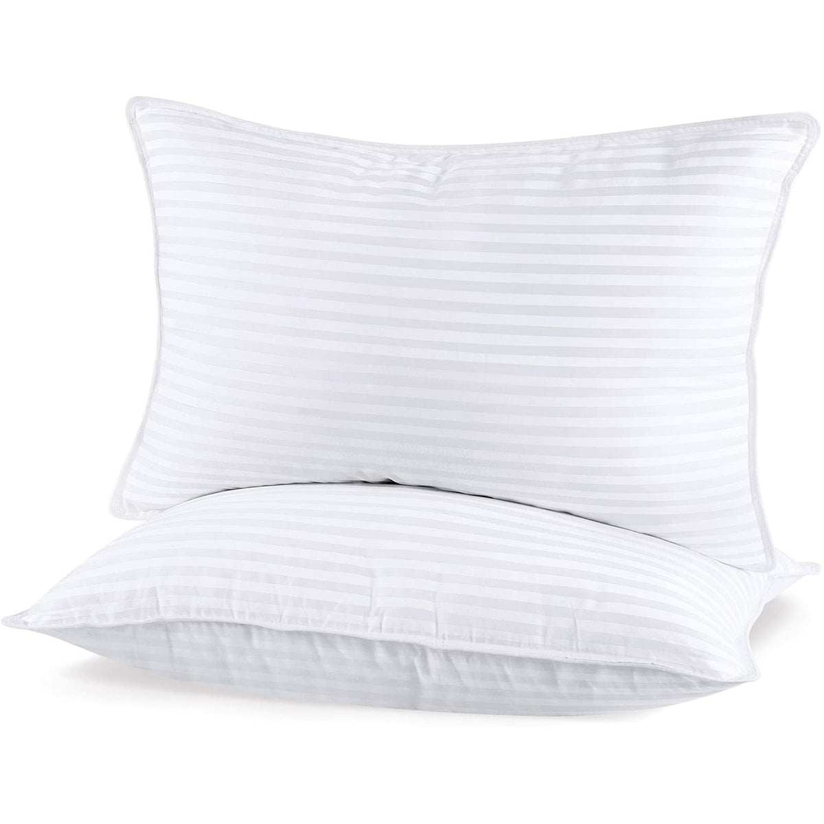 SHERWOOD Pillows Queen Size 2 Pack Hotel Pillow with Cotton Cover and Down Alternative Fiber Fill Bed Pillow for Sleeping(White, Queen 20x30 inch) 🍁 All In One Marketplace Canada