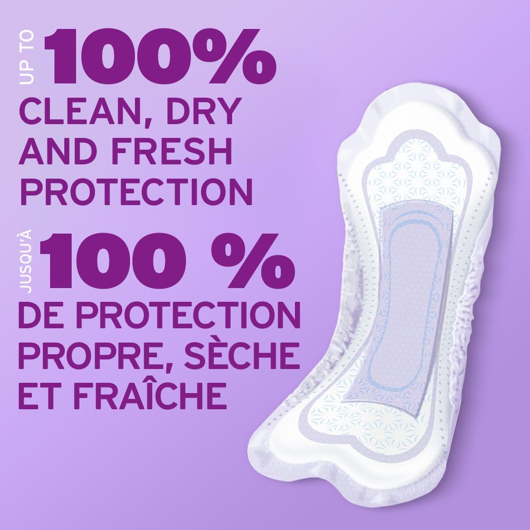 Poise Incontinence Pads, Light Absorbency, Regular Length, 120 Count (4 Packs of 30) 🍁 All In One Marketplace Canada