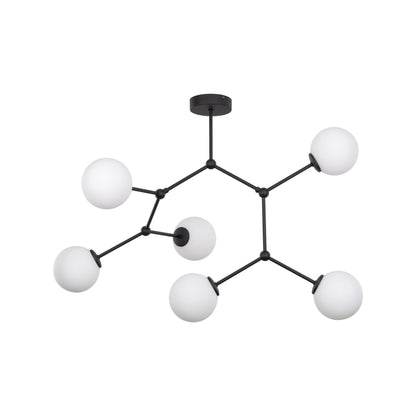 FAIRY Black Scandinavian Ceiling Lamp 6 - AURABAGS SHOP