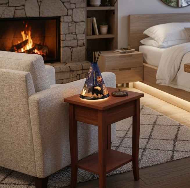 Bear Teepee Lamp