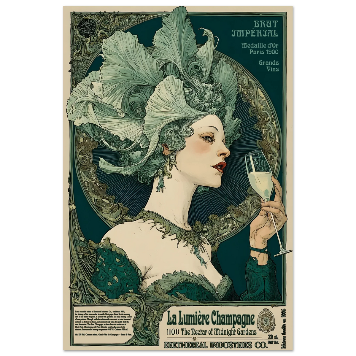 La Lumière Champagne - Poster & Framed Print