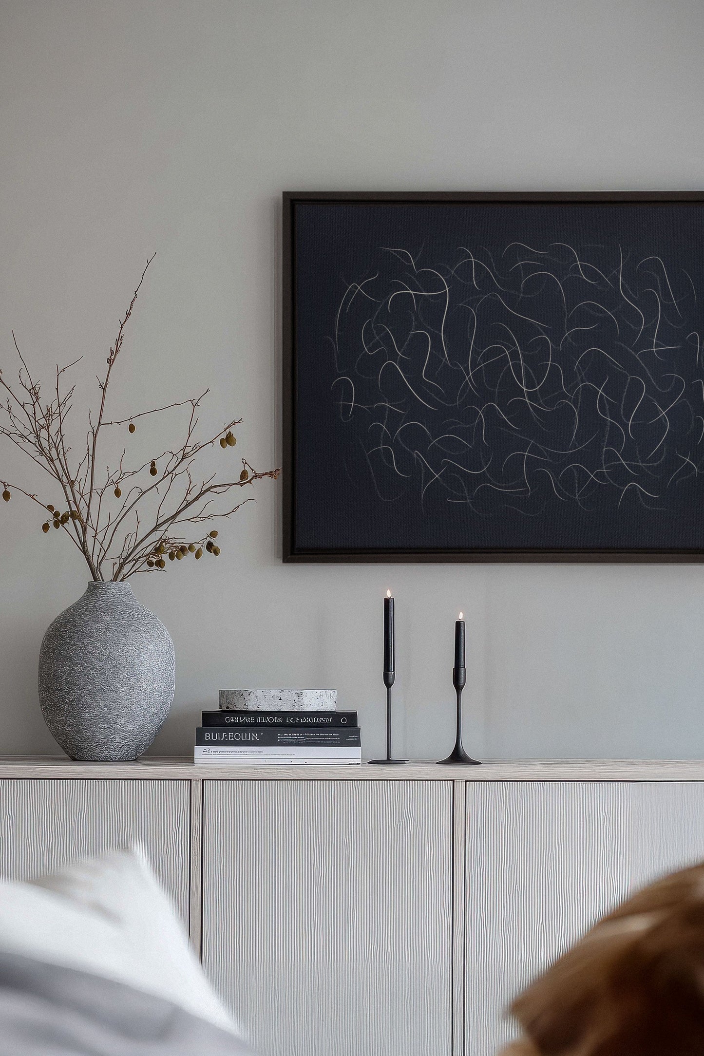 Shadow, Oeuvre sur toile étirée