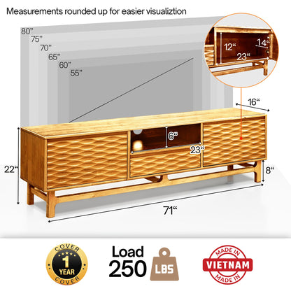 Elara Solid Wood TV Stand