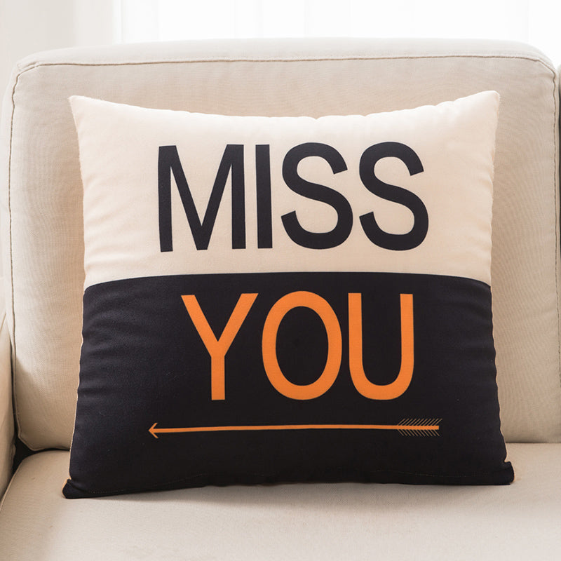 Cute Decorative Throw Pillow – Soft Plush Sofa Cushion for Living Room, Bedroom & Bedside