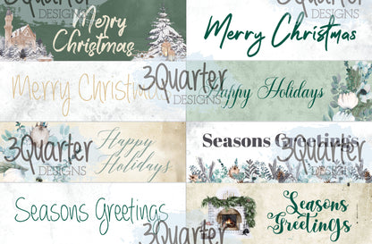 Fairytale Christmas 6x4 card pack