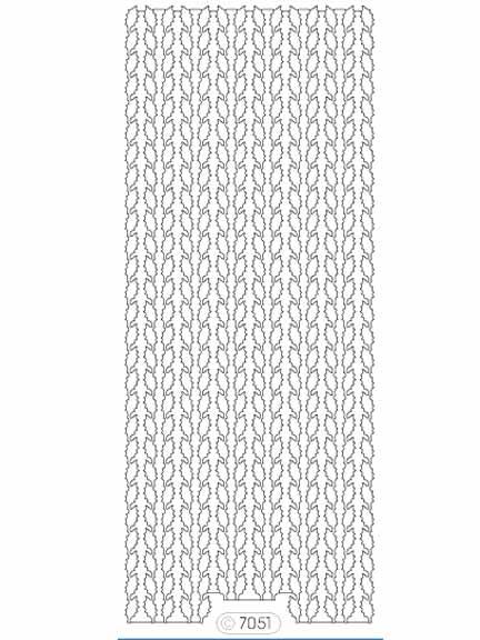 Deco Stickers - Holly Border