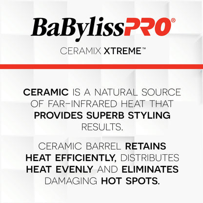 BaBylissPRO Ceramix Xtreme 1-1/4" Ceramic Curling Iron