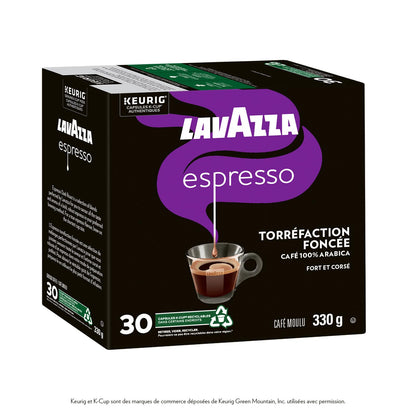 Lavazza Espresso Dark Roast K-Cup Coffee Pods, 30 Count For Keurig Coffee Makers 🍁 All In One Marketplace Canada