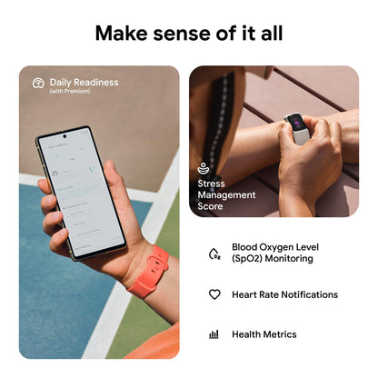 Google Fitbit Charge 6 Advanced Health and Fitness Tracker with Built-in GPS, Stress Management Tools, Sleep Tracking, 24/7 Heart Rate and more -- Black/Blac 🍁 All In One Marketplace Canada