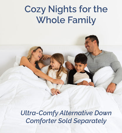 Queen Size 4 Piece Sheet Set - Comfy Breathable & Cooling Sheets - Hotel Luxury Bed Sheets for Women & Men - Deep Pockets, Easy-Fit, Extra Soft & Wrinkle Free Sheets - Ice Blue Oeko-Tex Bed Sheet Set 🍁 All In One Marketplace Canada