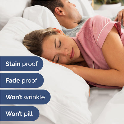 Full Size 4 Piece Sheet Set - Comfy Breathable & Cooling Sheets - Hotel Luxury Bed Sheets for Women and Men - Deep Pockets, Microfiber, Extra Soft & Wrinkle Free - Antique White Oeko-Tex Bed Sheet Set 🍁 All In One Marketplace Canada